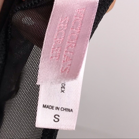 Victoria’s Secret | Black Lingerie With Hearts - Picture 3 of 4